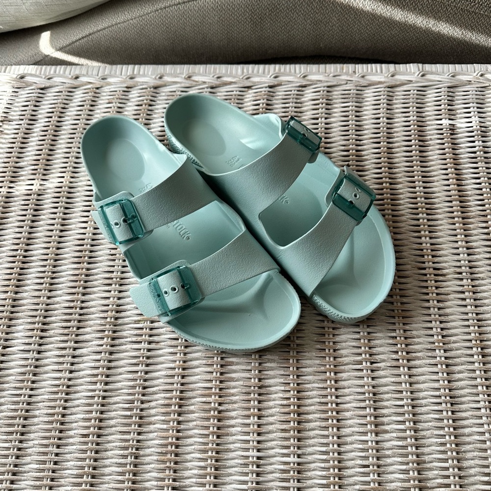 Birkenstock Arizona EVA Sandals in Seafoam Green